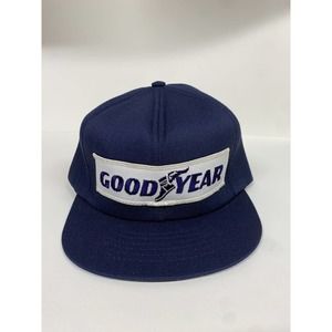 Vintage 80s Swingster USA Made Good Year Goodyear Racing Trucker Hat SnapBack